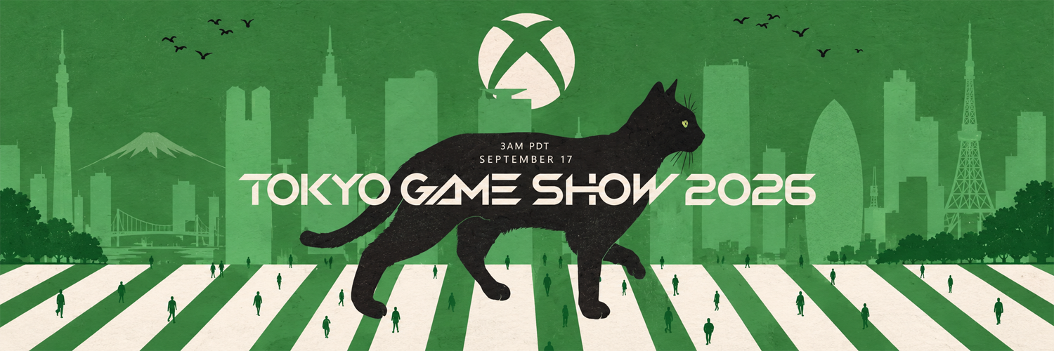 XBOX Cat banner — Tokyo Game Show 2026